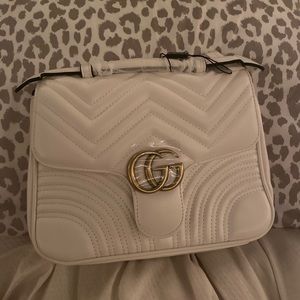 White purse